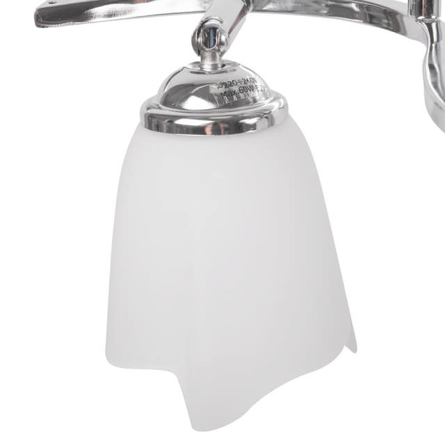 Lustra Tania Crom+Alb 2xE27 60W     