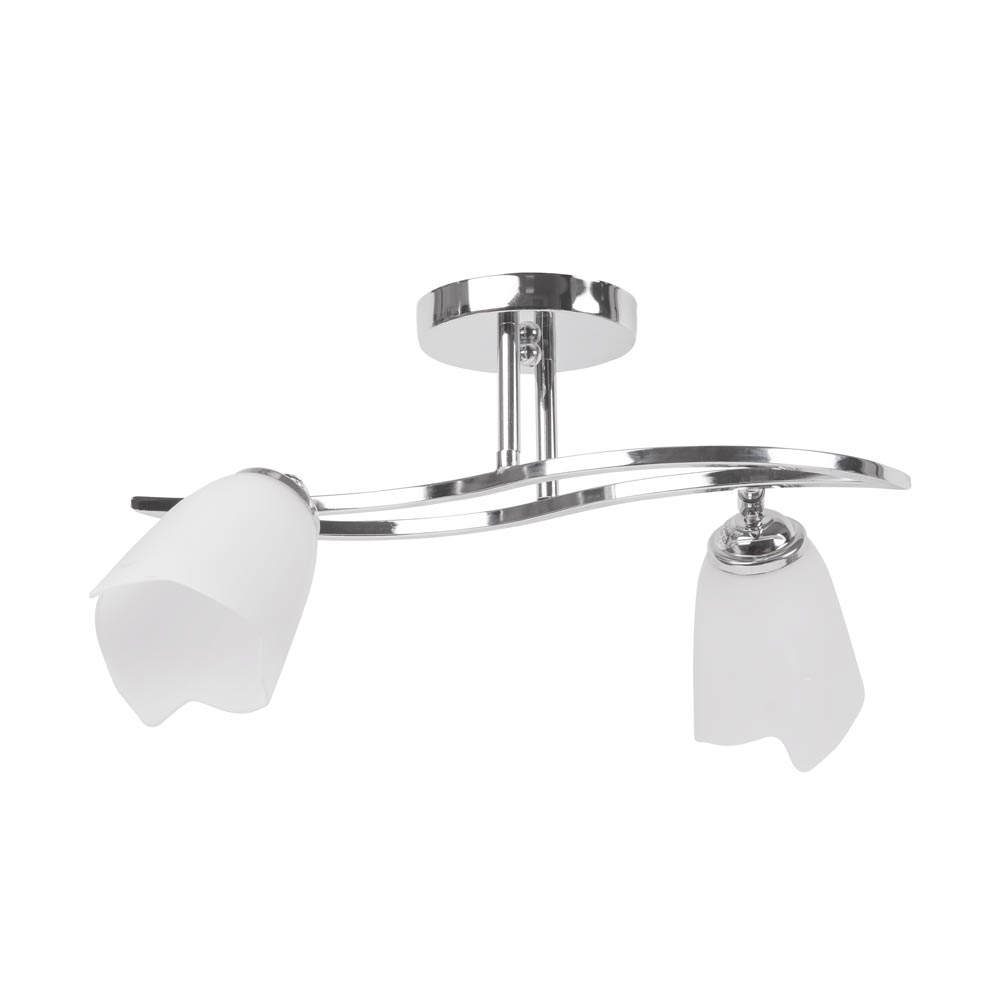 Lustra Tania Crom+Alb 2xE27 60W     