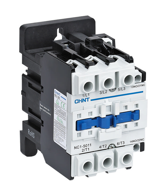 Contactor 50A 3P 230V AC 1NC+1NO, Chint