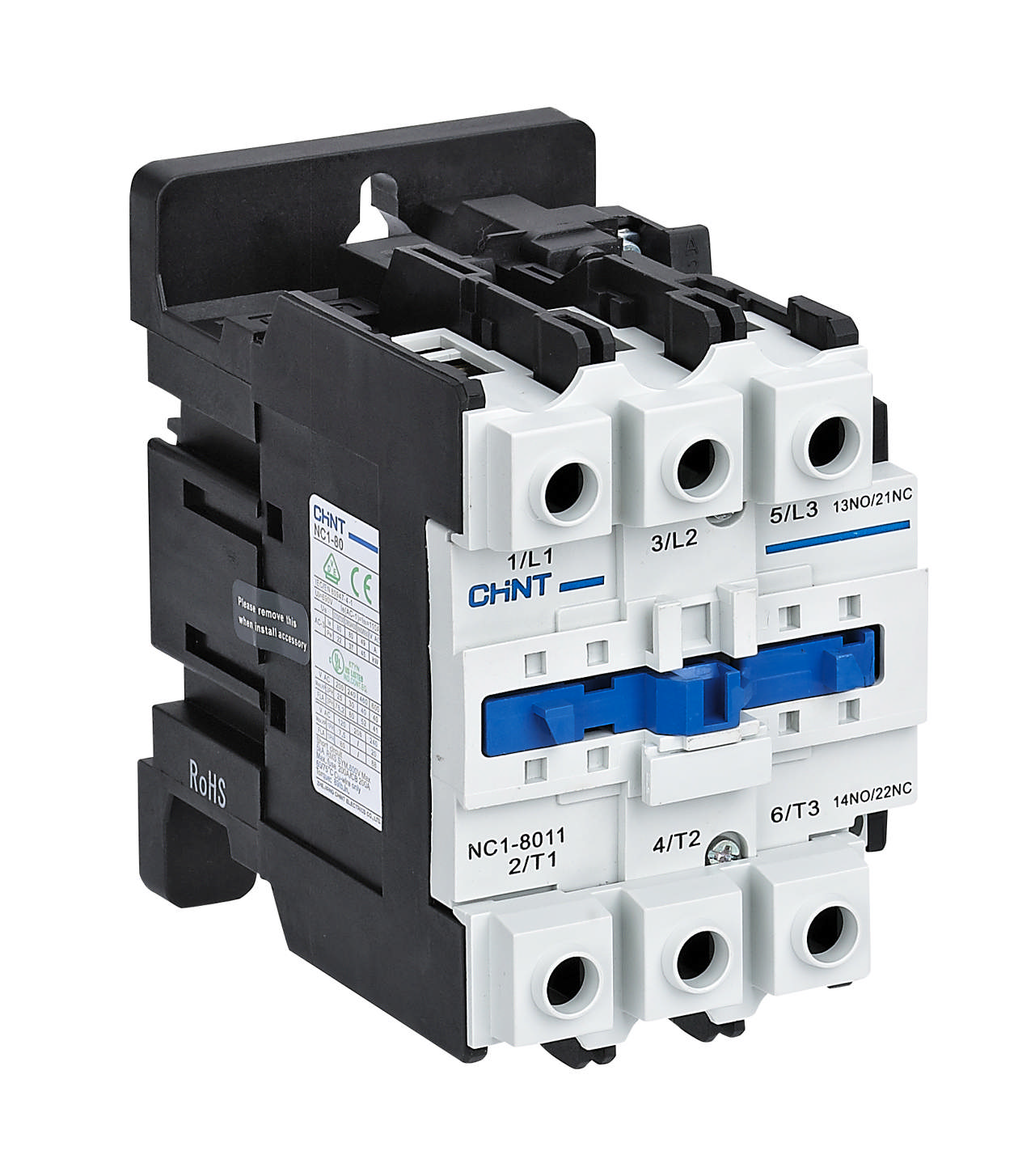 Contactor 80A 3P 230V AC 1NC+1NO, Chint