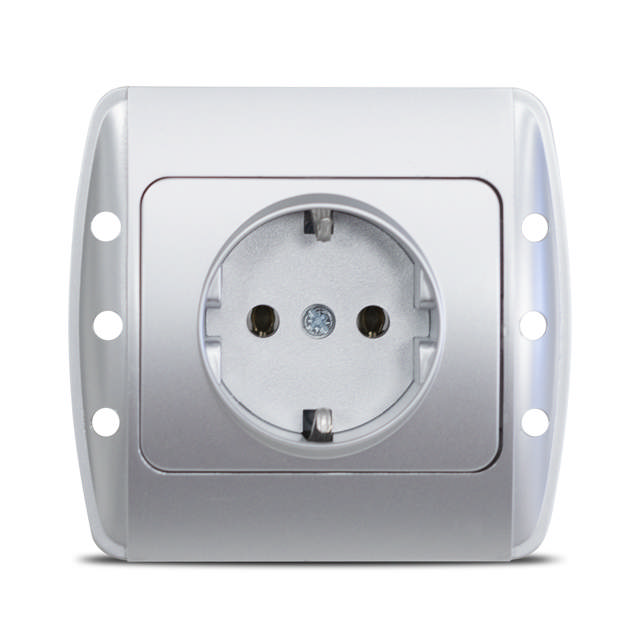 Zirve Priza CP ST Gri Metalizat