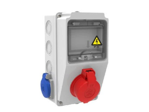 Tablou Sigurante 1P (3x25A) 380V + 2P (1x16A) 220V IP44