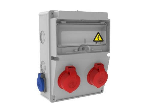 Tablou Sigurante 2P (3x25A) 380V + 2P (1x16A) 220V IP44