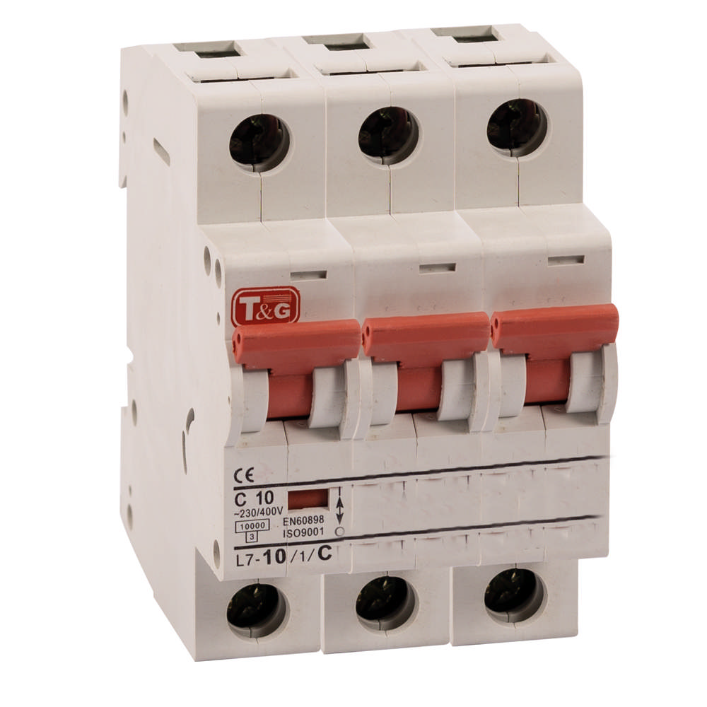 Intrerupator Automat 20A Tripolar Red Line