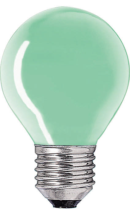 Bec Party P45 15W E27 Verde   