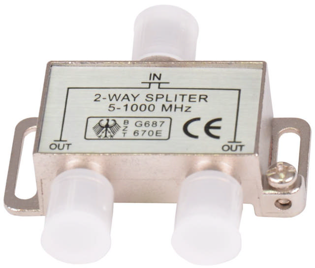 Spliter Profesional Catv 2M 5-1000 MHZ