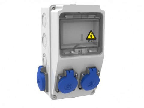 Tablou Sigurante 2P (1x16A) + 2P (1x16A) 220V IP44