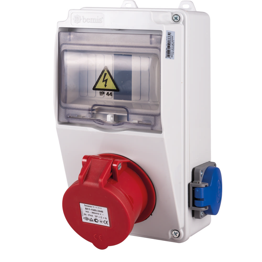 Tablou Sigurante 1P (5x16A) 380V + 2P (1x16A) 220V IP44