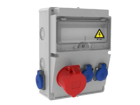 Tablou Sigurante 1P (5x32A) 380V + 2P (1x16A) + 2P (1x16A) 220V IP44