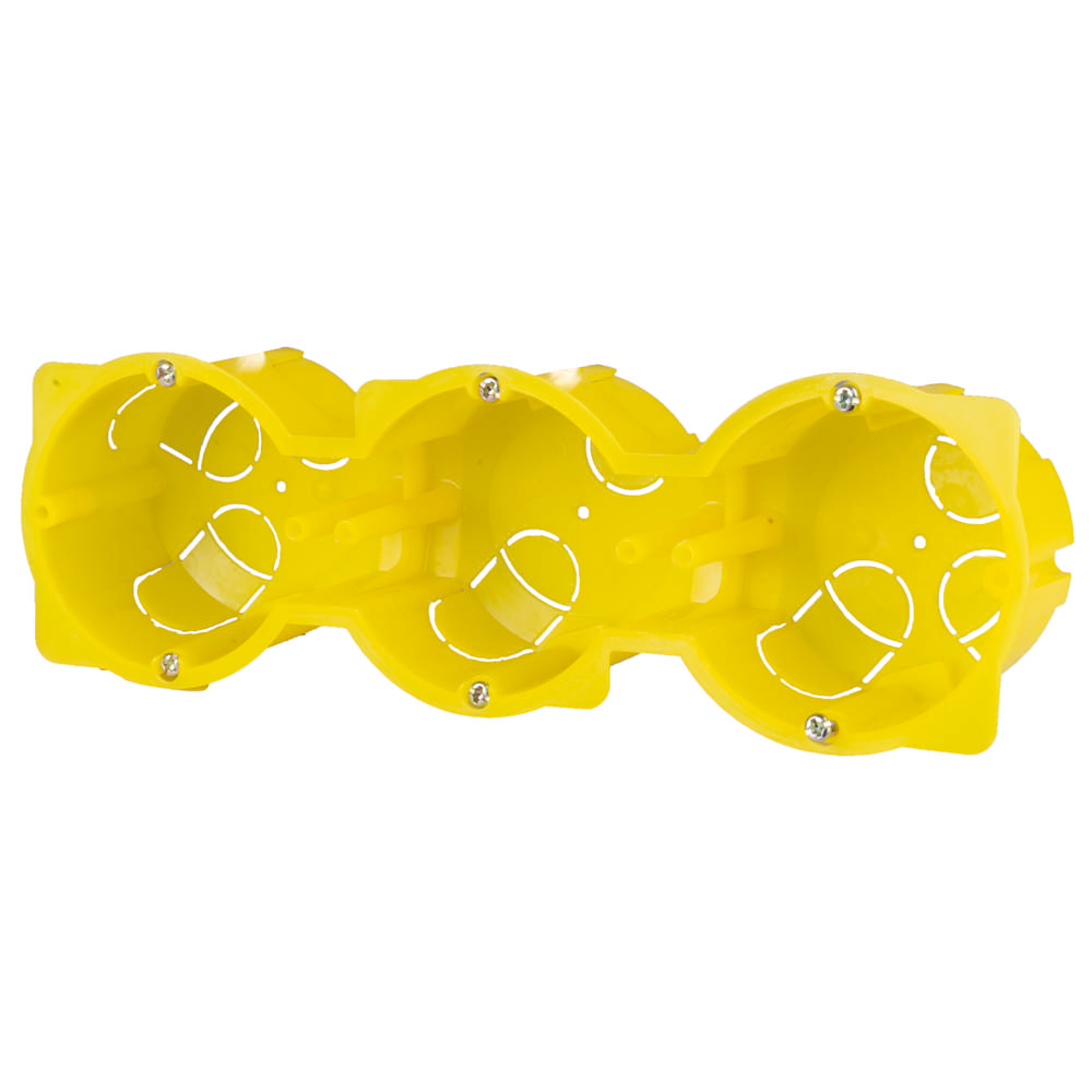 Doza Tripla Intrerupator pentru Gips Carton 