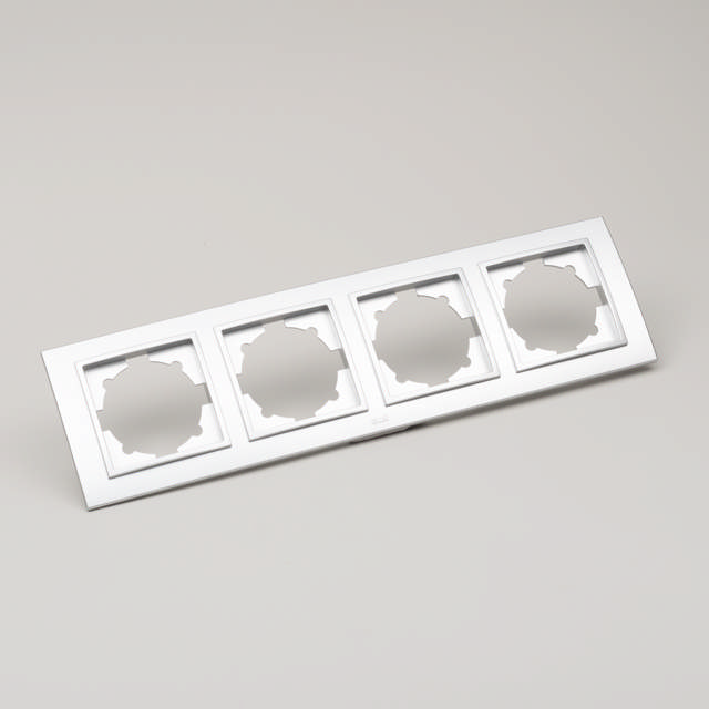 Zena Gri Metalizat Rama Suport 4 Posturi