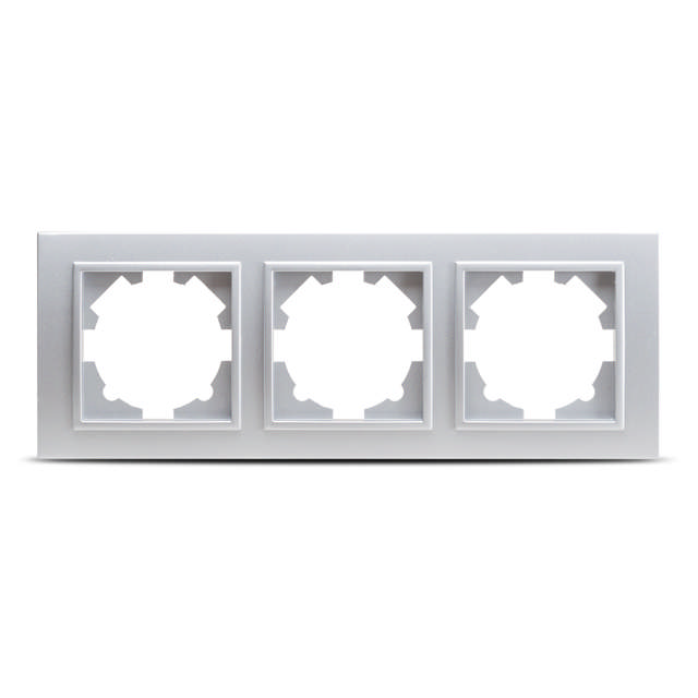 Zena Gri Metalizat Rama 3 Posturi