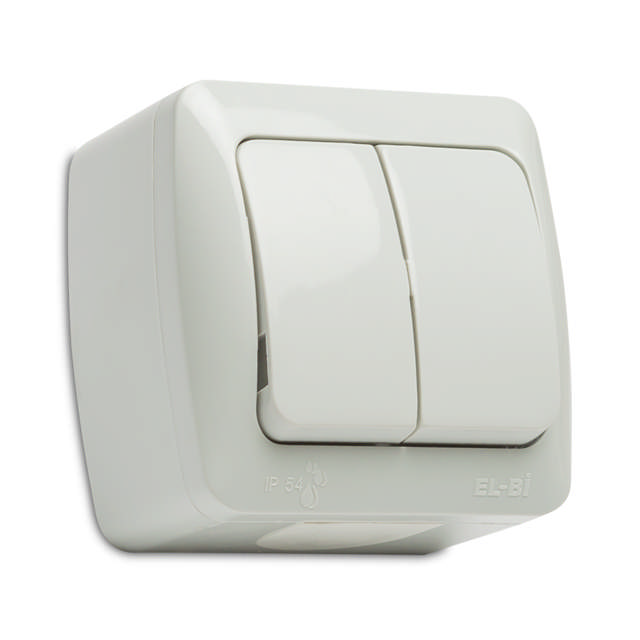 Eva Comutator PT IP54 Alb