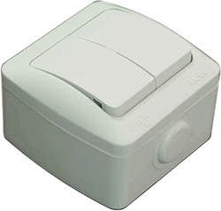 Eva Comutator PT IP54 Alb