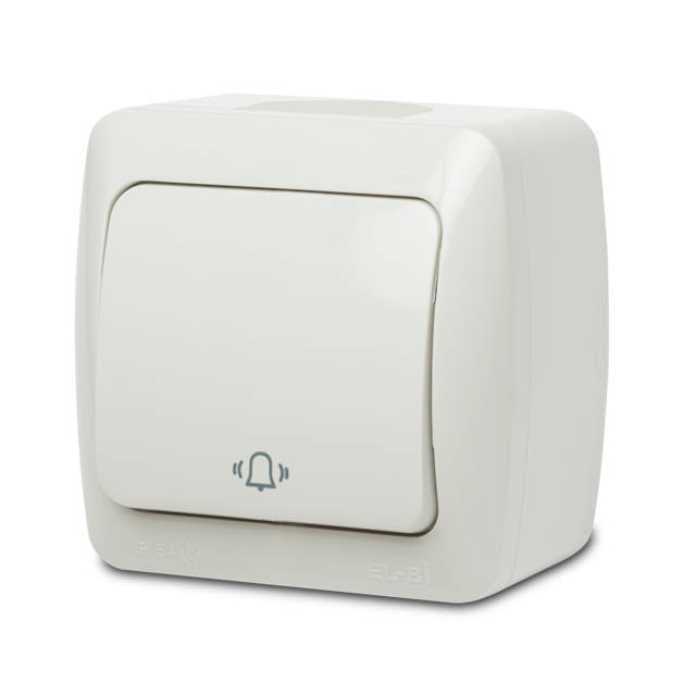 Eva Intrerupator Sonerie PT IP54 Alb