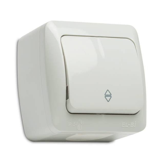 Eva Intrerupator Cap Scara PT IP54 Alb