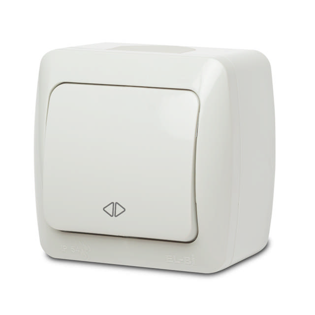 Eva Intrerupator Cap Cruce PT IP54 Alb