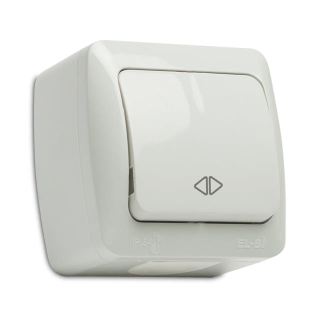 Eva Intrerupator Cap Cruce PT IP54 Alb