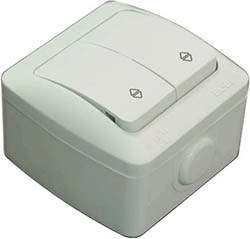 Eva Comutator Cap Scara PT IP54 Alb