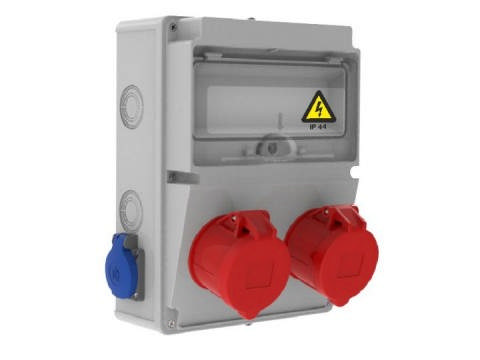 Tablou Sigurante 2P (5x32A) 380V + 2P (1x16A) 220V IP44