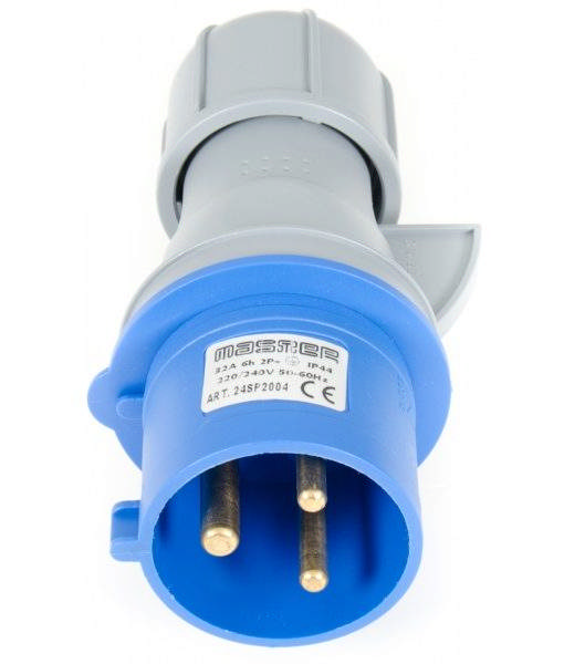 Stecher 2P+T 32A IP44 250V