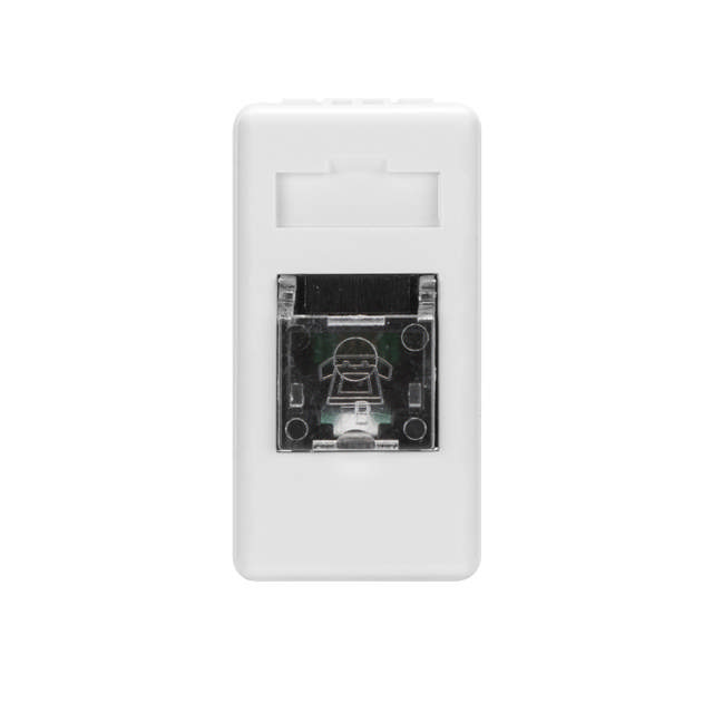 Priza Telefon RJ11 1M Alb, SYSTEM GW20251