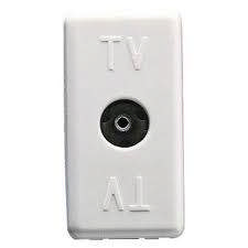 Priza TV Directa 1M alb, SYSTEM GW20228