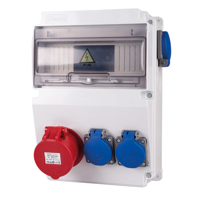 Tablou Sigurante 1P (5x16A) 380V + 2P (1x16A) + 2P (1x16A) 220V IP44