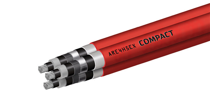 Cablu medie tensiune tip Enel, ARE4H5EX/ARP1H5EX 3x185 12/20 KV ENEL GSC001