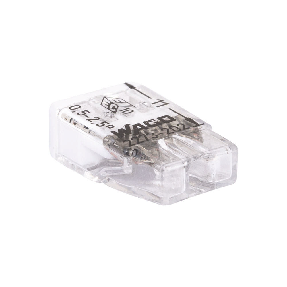 Clema Doza Compacta 2P Conductor Rigid sau Semirigid 0.5-2.5mm2 