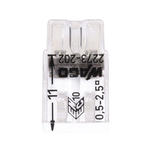 Clema Doza Compacta 2P Conductor Rigid sau Semirigid 0.5-2.5mm2 