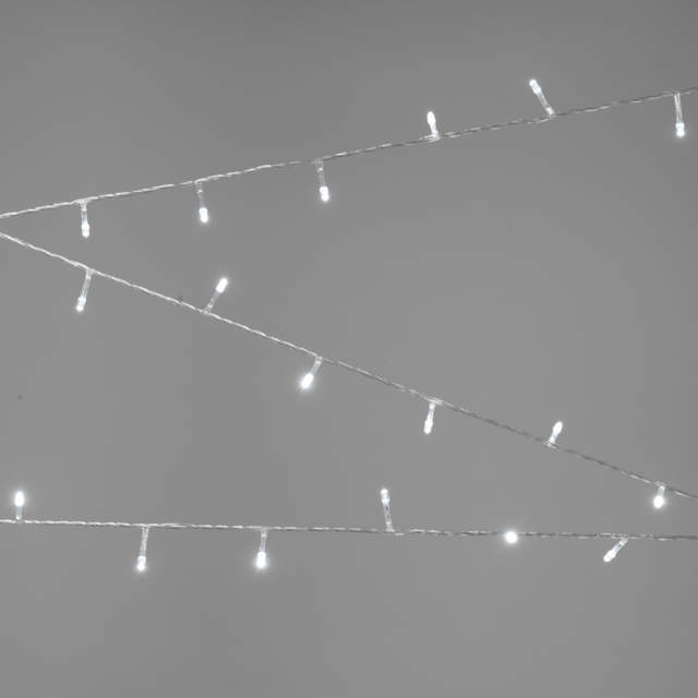 Instalatie Craciun Alb 100 LED 8m IP20    