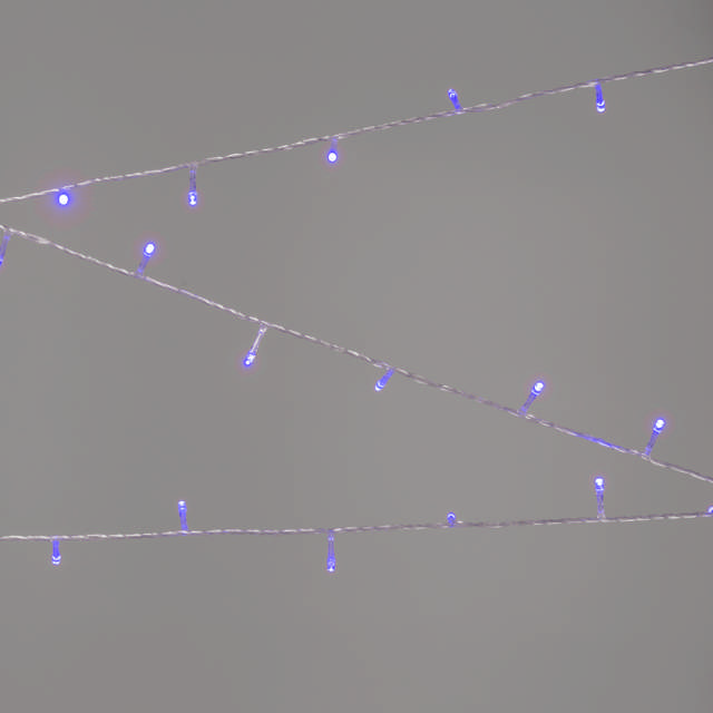 Instalatie Craciun Albastru 100 LED 8m IP20    