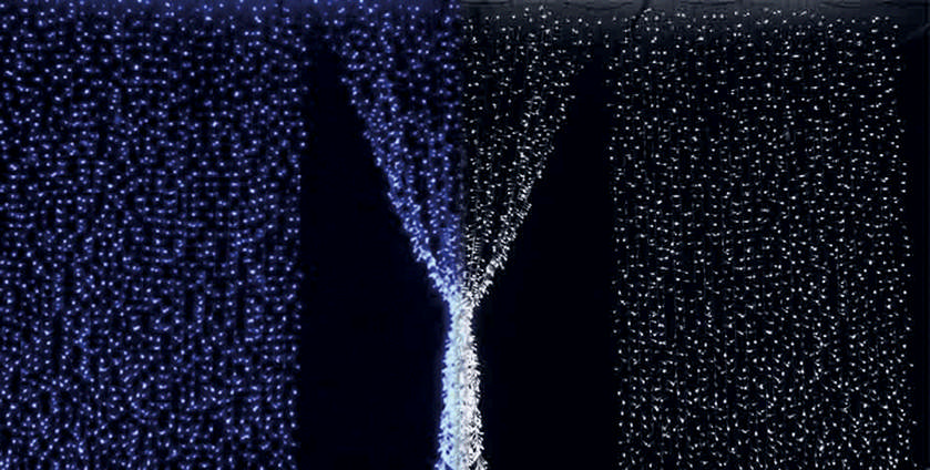 Perdea Lumina Albastru 720LED 2.5x3m IP44    