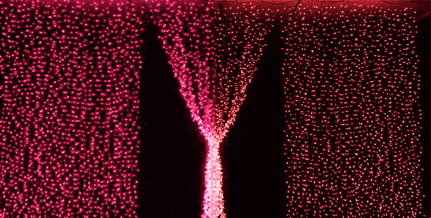 Perdea Lumina Rosu 720LED 2.5x3m IP44    