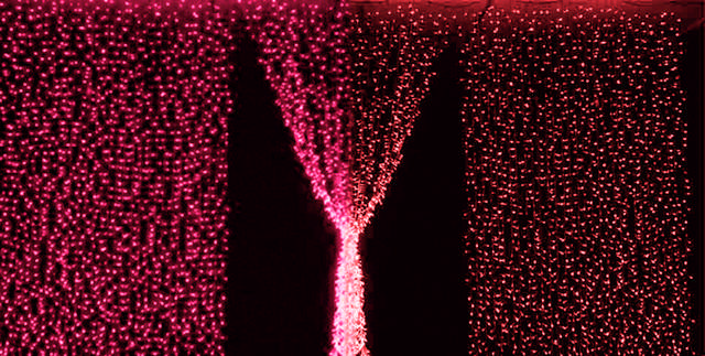 Perdea Lumina Rosu 720LED 2.5x3m IP44    