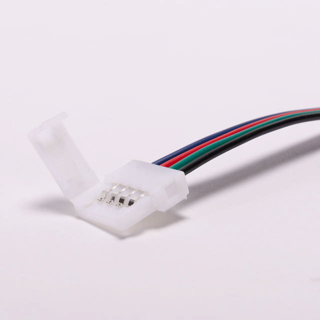 Conectori Banda LED IP20 RGB cu Fir   