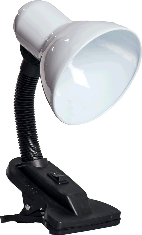 Lampa Birou Clip Alb 1xE27 60W    