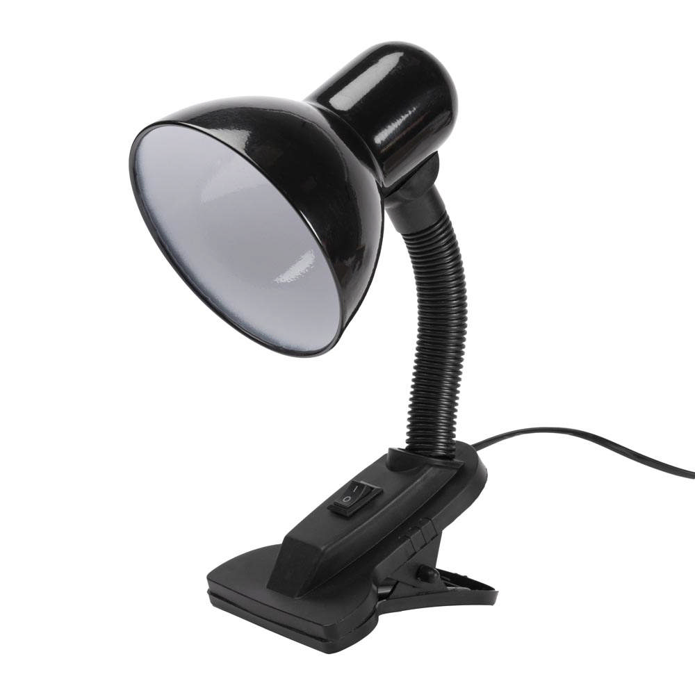 Lampa Birou Clip Negru 1xE27 60W    