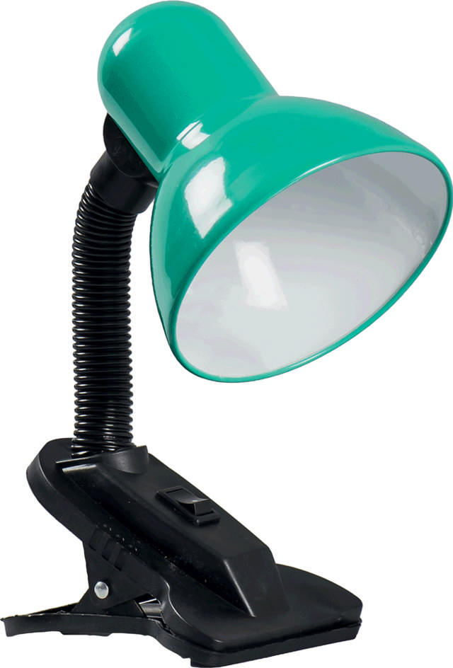 Lampa Birou Clip Verde 1xE27 60W    