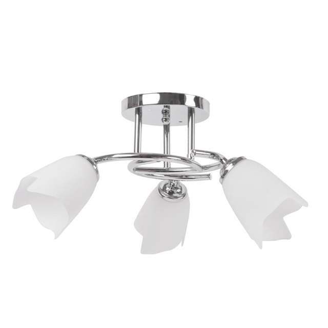 Lustra Silvia Crom+Alb 3xE27 60W     