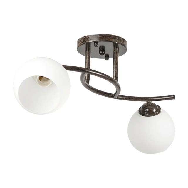 Lustra Ramona Wenge+Alb 2xE27 60W     