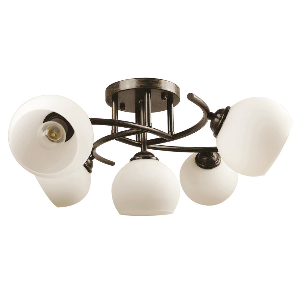 Lustra Ramona Wenge+Alb 5xE27 60W     