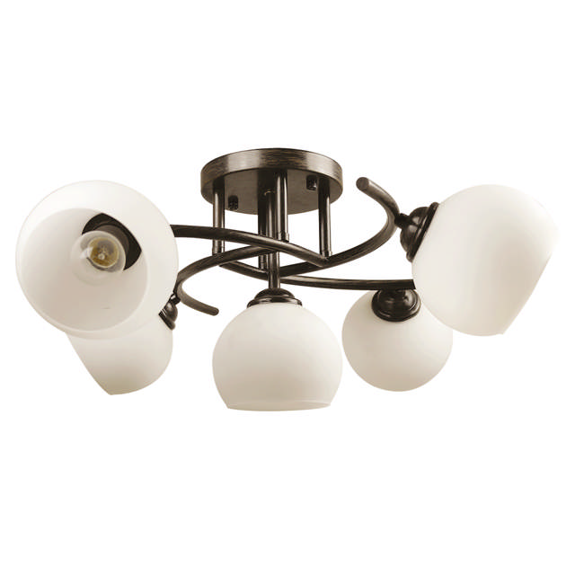 Lustra Ramona Wenge+Alb 5xE27 60W     