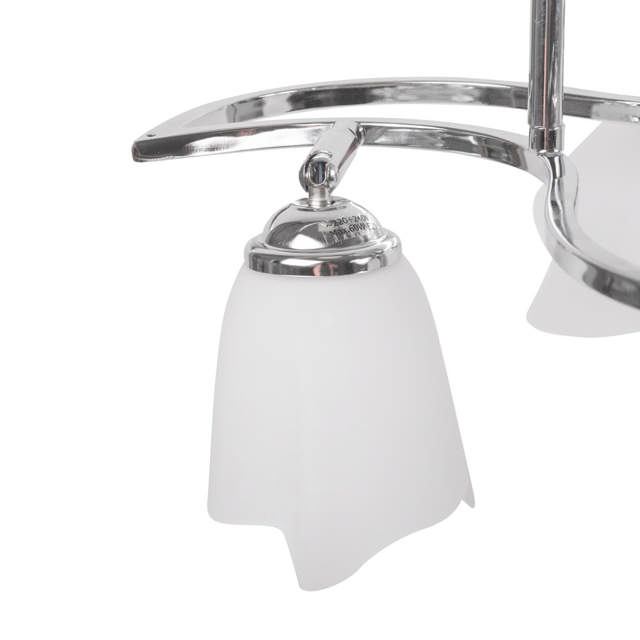 Lustra Tania Crom+Alb 3xE27 60W     