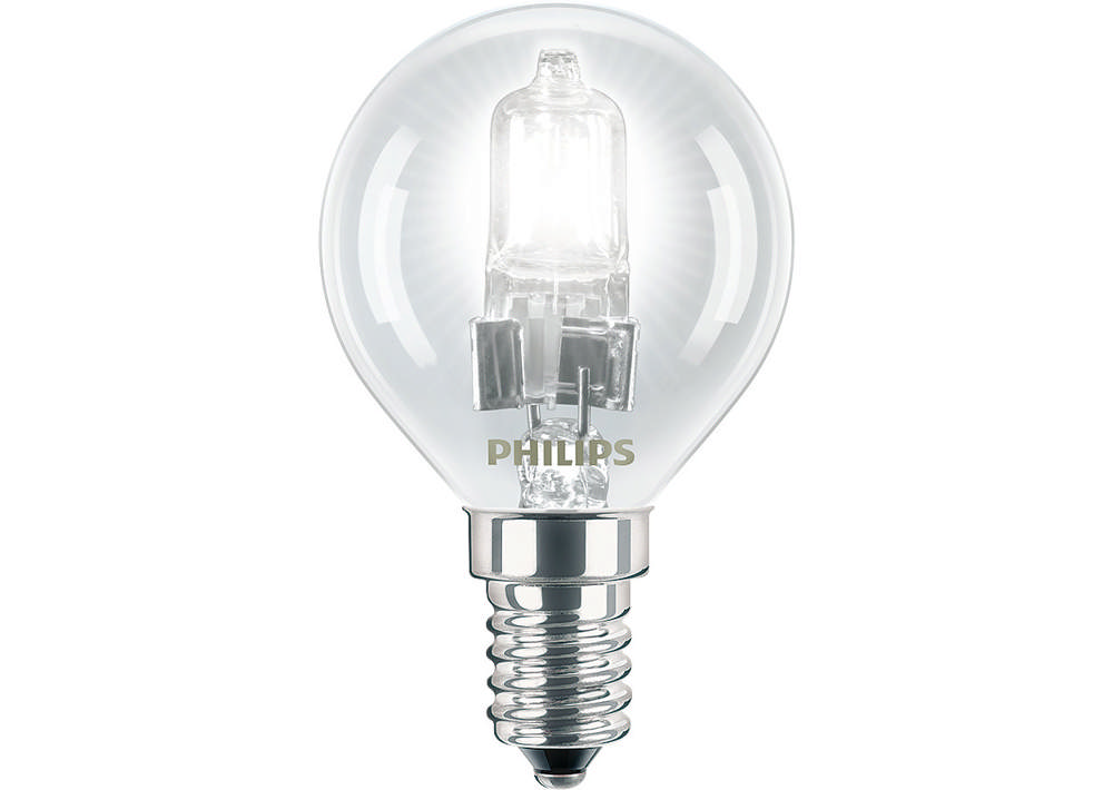 Bec Halogen Ecoclassic Sferic P45 18W E14