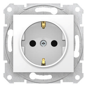 Mecanism Priza Schuko Alb, SDN3000121