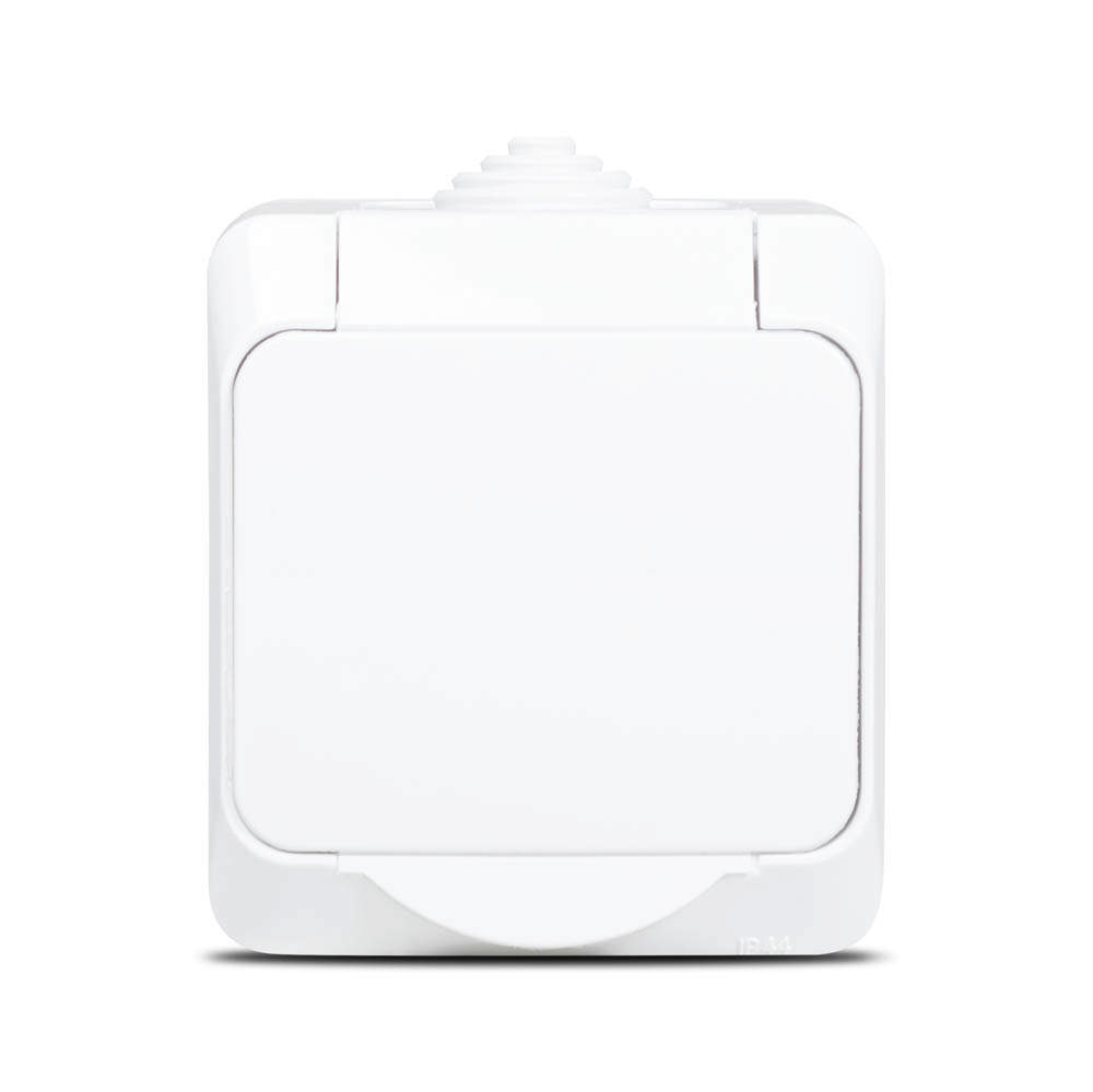 Priza PT IP44, alb, Schuko