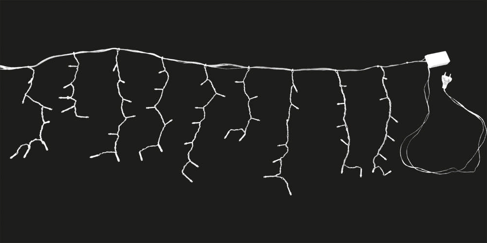 Ghirlanda Alb Cald 400LED 10x0.6m IP44    