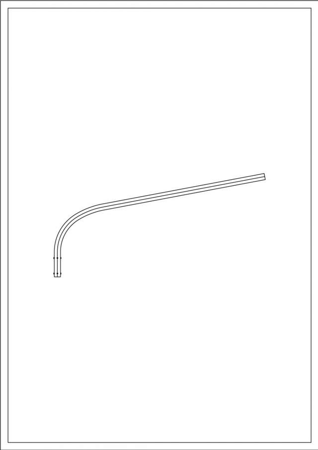 Brat Simplu Curbat 1.5m Pentru Stalp - SOLENTIS